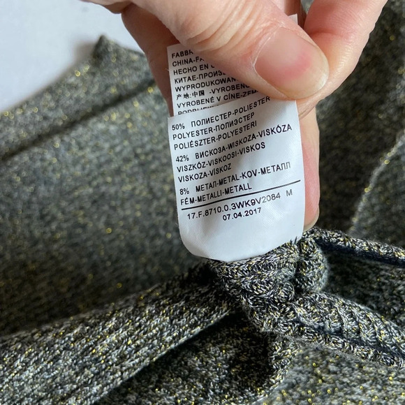 United Color’s of Benetton choker holiday maxi slit dress Sz M - Picture 9 of 12